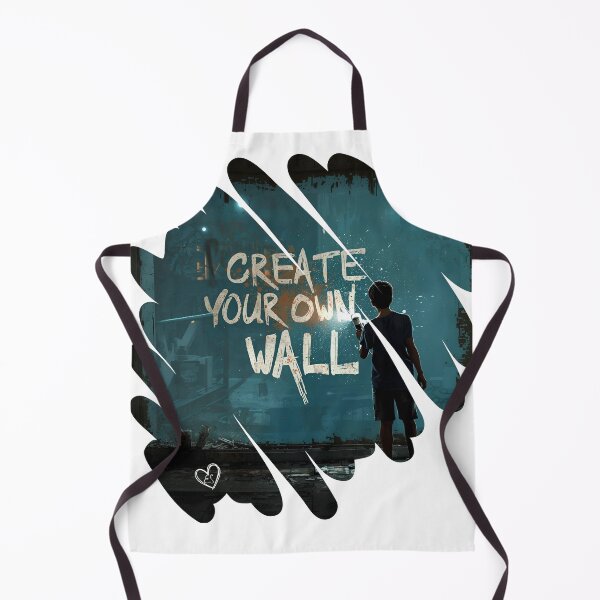 Item preview, Graffiti Artist Writing Invisible Wall designed and sold by eslovable.