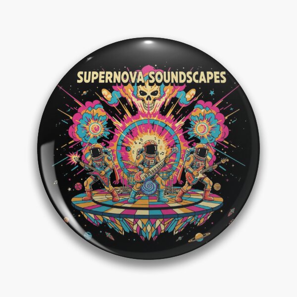 Artikelvorschau, Supernova Soundscapes – Astronaut Cosmic Music Band entworfen und verkauft von Whisky1111.
