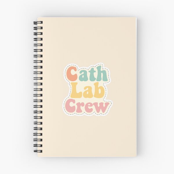 Item preview, Cath Lab Crew Aesthetic Bubble Font Sticker designed and sold by nastypastys.