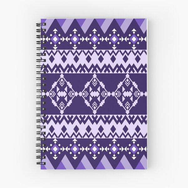 Item preview, Ethnic Tribal Geometric Pattern Seamless Background Vector in Purple Shades designed and sold by DesignByNui.