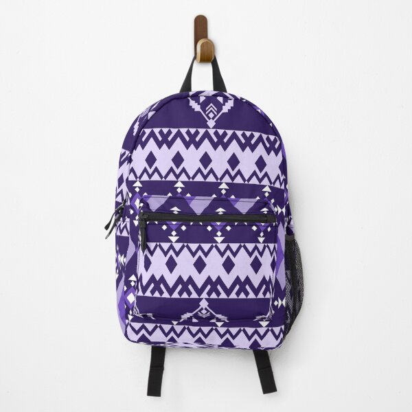 Item preview, Ethnic Tribal Geometric Pattern Seamless Background Vector in Purple Shades designed and sold by DesignByNui.