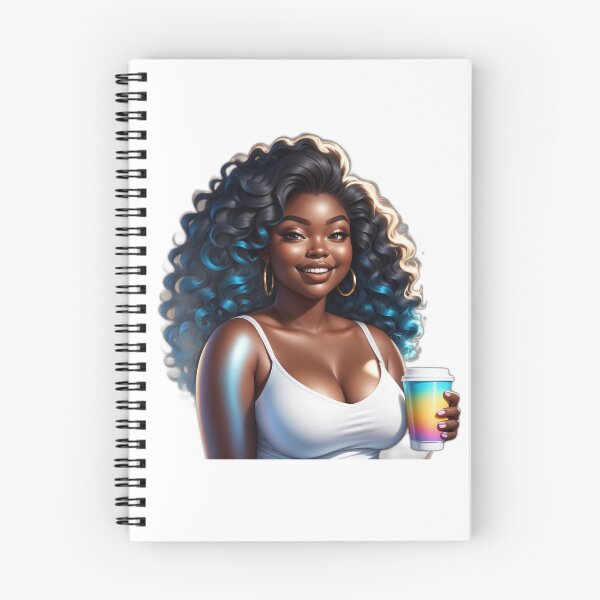 Item preview, Curvy Coffee Queen – Casual Self Love Vibes designed and sold by Lulunza.