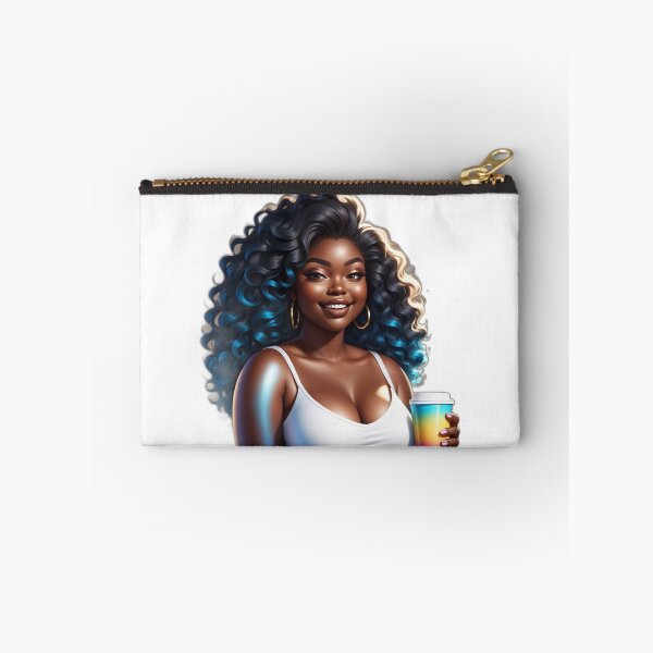 Item preview, Curvy Coffee Queen – Casual Self Love Vibes designed and sold by Lulunza.
