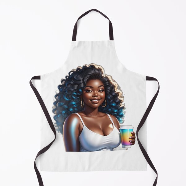 Item preview, Curvy Coffee Queen – Casual Self Love Vibes designed and sold by Lulunza.