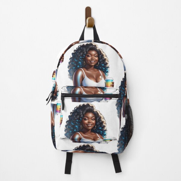 Item preview, Curvy Coffee Queen – Casual Self Love Vibes designed and sold by Lulunza.