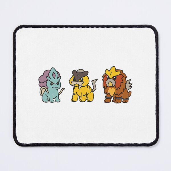 Item preview, Legendary Johto trio dogs designed and sold by PokeBroer.