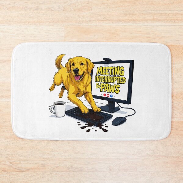 Item preview, Meeting Interrupted By Paws designed and sold by Tong4130.