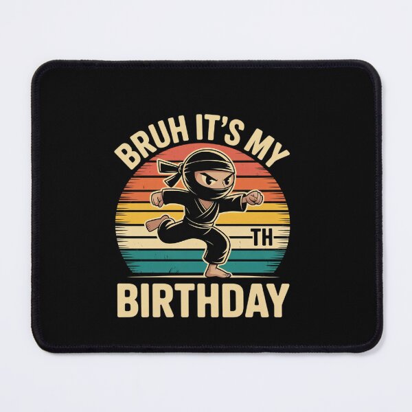 Item preview, Bruh It's My 4th Birthday Ninja 4 Year Old Ninja Birthday designed and sold by EllinoKlemo.