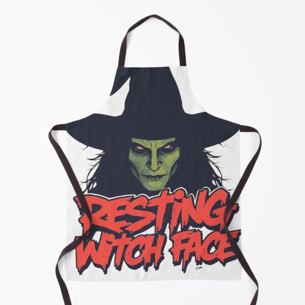 Item preview, Resting Witch Face Cute Witch Halloween Witch Hat Spooky Season designed and sold by UrbanStitchCreations.