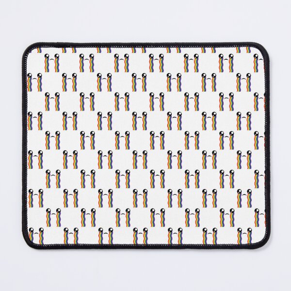 Item preview, Sweet kawaii crying rainbow face pattern designed and sold by BlushyPrint.