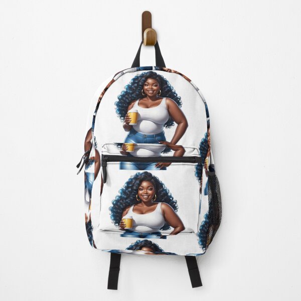 Item preview, Melanin Curvy Girl – Coffee and Confidence designed and sold by Lulunza.