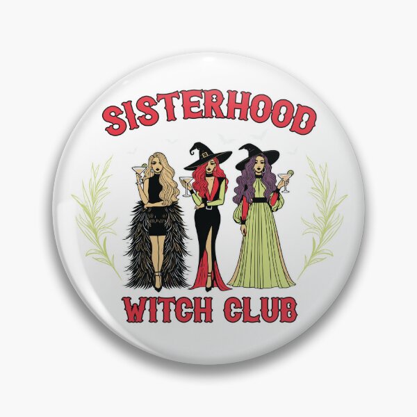 Item preview, Sisterhood Witch Club – Stylish Witch Trio Halloween Design designed and sold by TakeOnline247.