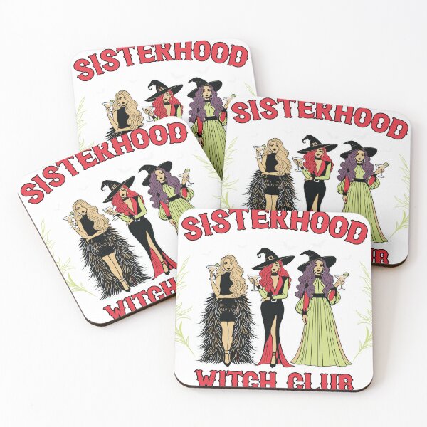 Item preview, Sisterhood Witch Club – Stylish Witch Trio Halloween Design designed and sold by TakeOnline247.