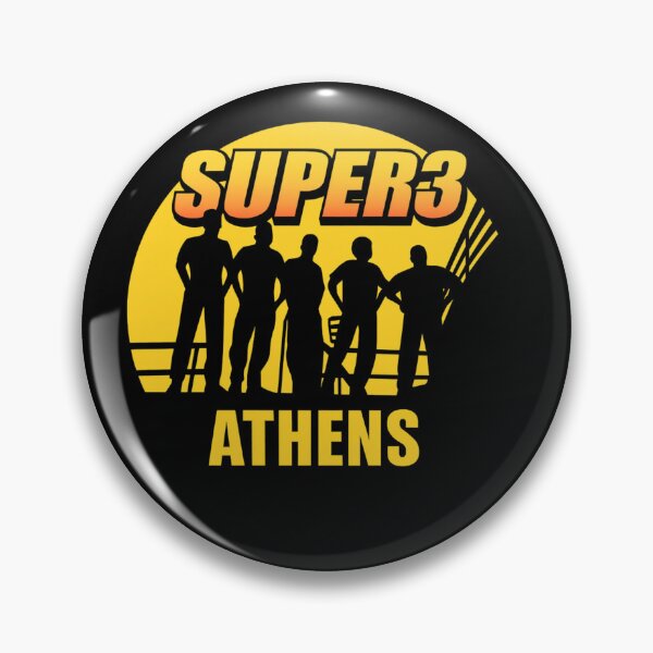 Item preview, Super 3 Athens  designed and sold by canvasriddle.