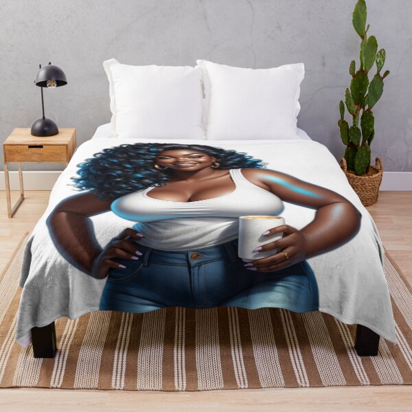 Item preview, Cozy Curvy Woman – Coffee Break Style designed and sold by Lulunza.
