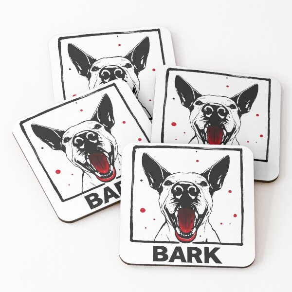 Item preview, BARK - Aggressive Dog Face designed and sold by dreampik.