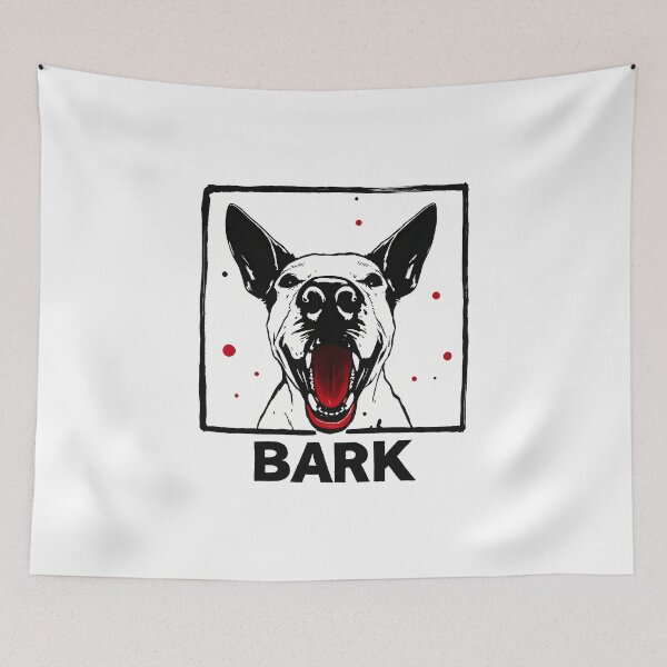 Item preview, BARK - Aggressive Dog Face designed and sold by dreampik.