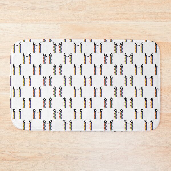 Item preview, Cute kawaii crying rainbow face pattern designed and sold by BlushyPrint.