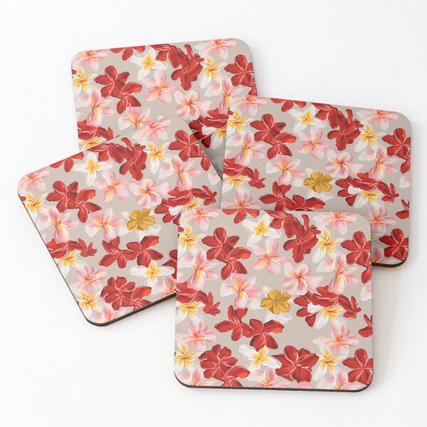 Item preview, Island Sunset Petal Medley White Hawaiian Flower designed and sold by Star3NowForMe.