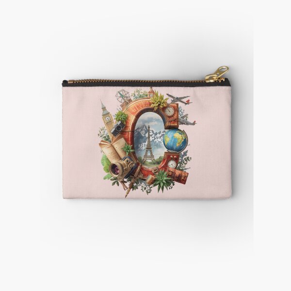 Item preview, Adventure Awaits – Vintage Travel Letter C Monogram | Wanderlust Globe & Airplane Design for Explorers and Dreamers designed and sold by AmenAlways.