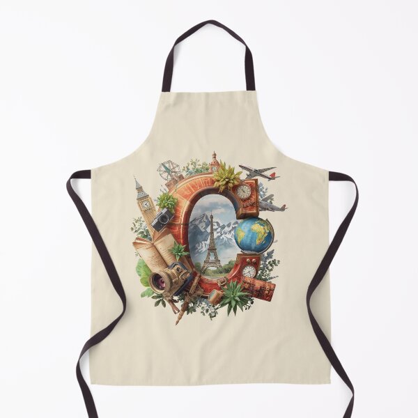 Item preview, Adventure Awaits – Vintage Travel Letter C Monogram | Wanderlust Globe & Airplane Design for Explorers and Dreamers designed and sold by AmenAlways.