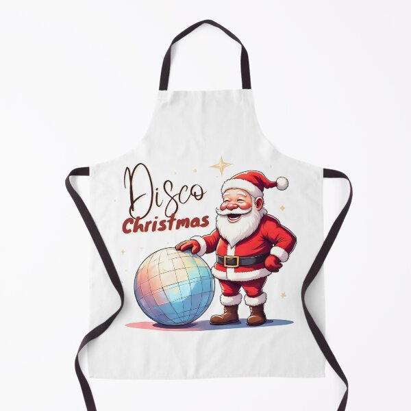 Item preview, Disco Christmas Santa Claus Artwork | Retro Groovy Christmas Design for T-Shirts, Stickers, and Mugs | Vintage Holiday Illustration designed and sold by BrightVibesshop.
