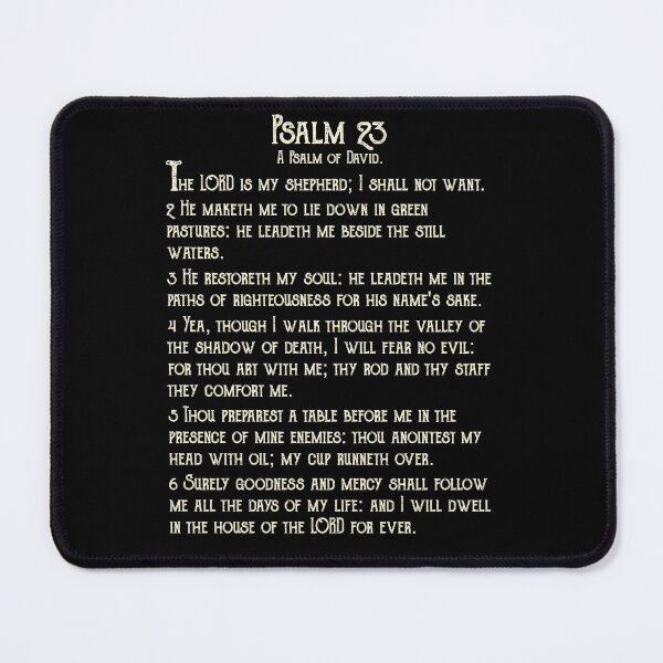 Item preview, Psalm 23 The LORD Is My Shepherd, From the King James Bible designed and sold by Angela Dow.