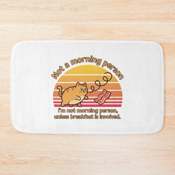 Item preview, Grumpy Cat Charges for Bacon Breakfast designed and sold by Silent Watch Threads..