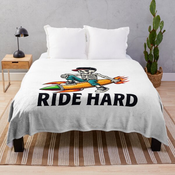 Item preview, Ride Hard Skeleton on Rocket designed and sold by dreampik.