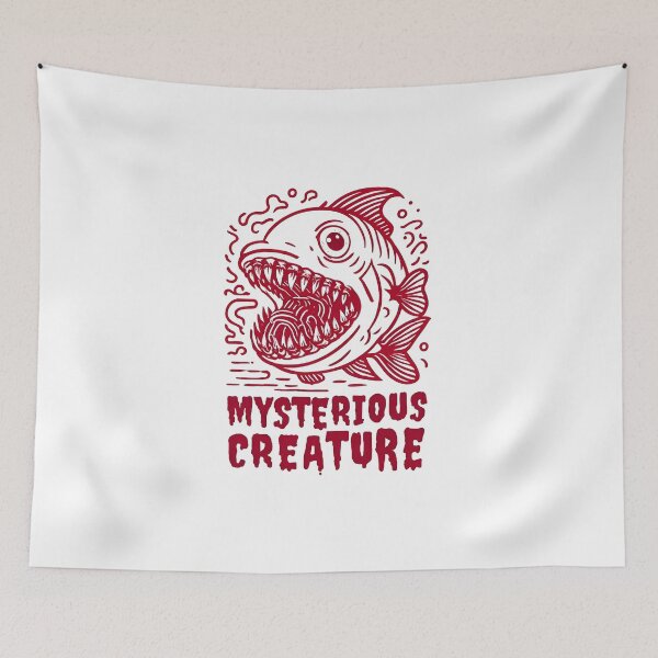 Item preview, Mysterious Creature Piranha designed and sold by dreampik.