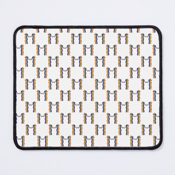 Item preview, Cute kawaii uwu crying rainbow face pattern designed and sold by BlushyPrint.