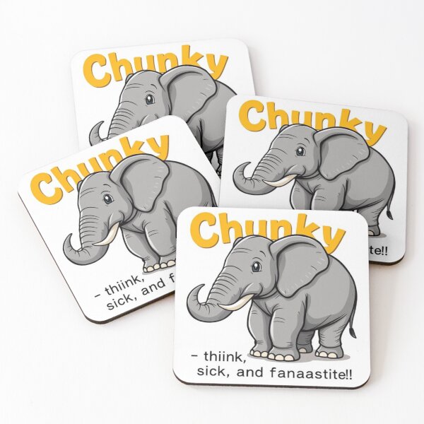 Item preview, Chunky the Elephant – thick, slick, and fantastic designed and sold by SSMC DREAM DESIGN.