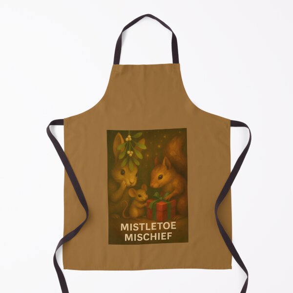 Item preview, Mistletoe Mischief – Festive Woodland Christmas Animals designed and sold by GeoWild Designs.