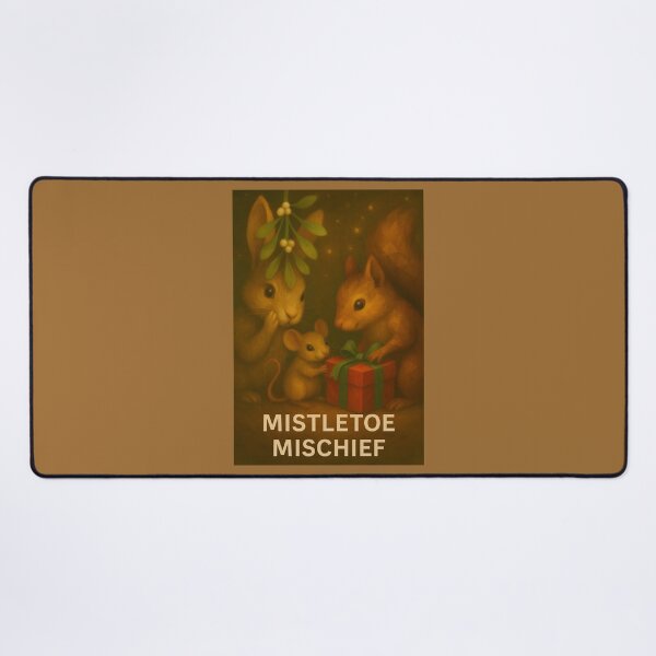 Item preview, Mistletoe Mischief – Festive Woodland Christmas Animals designed and sold by GeoWild Designs.
