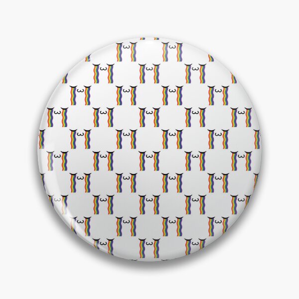 Item preview, Adorable kawaii uwu crying rainbow face pattern designed and sold by BlushyPrint.