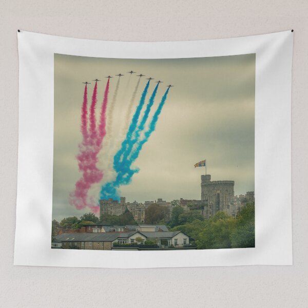 Item preview, Red Arrows Fly Pass Over Windsor Castle - 17 September 2025 designed and sold by henrytangphotos.