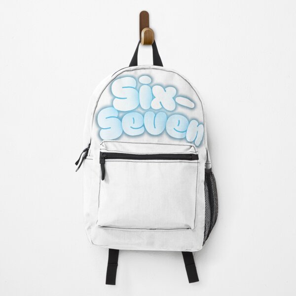 Item preview, Six-Seven Sky Blue Glow Bubble Letters | Chill Streetwear Vibe designed and sold by Jdub.