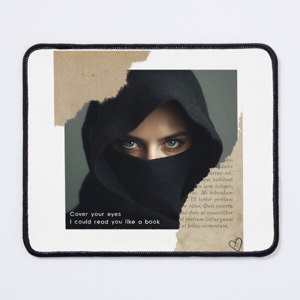 Item preview, Mysterious Woman with Hidden Eyes designed and sold by eslovable.