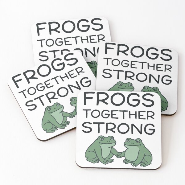 Item preview, Frogs Together Strong - Portland Frog - Portland Frogs Sign designed and sold by kolshi-shop.