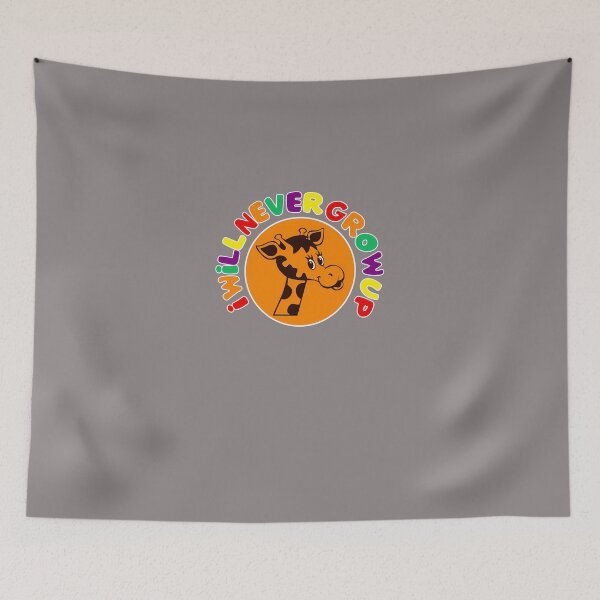 Item preview, I-WILL-NEVER-GROW-UP designed and sold by britneyhuban.