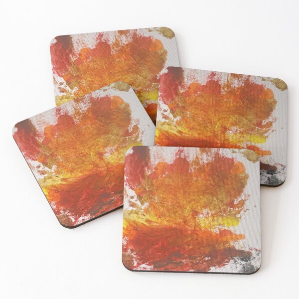 Item preview, 'Autumn Leaves' Signed Abstract Painting by Angus the Pug - Original Artwork designed and sold by AngusThePug.