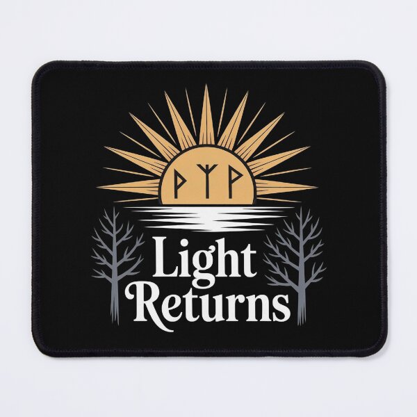 Item preview, Light Returns – Witchcore Sun & Winter Forest | Magical Winter Solstice Design designed and sold by WikaKowalczyk.
