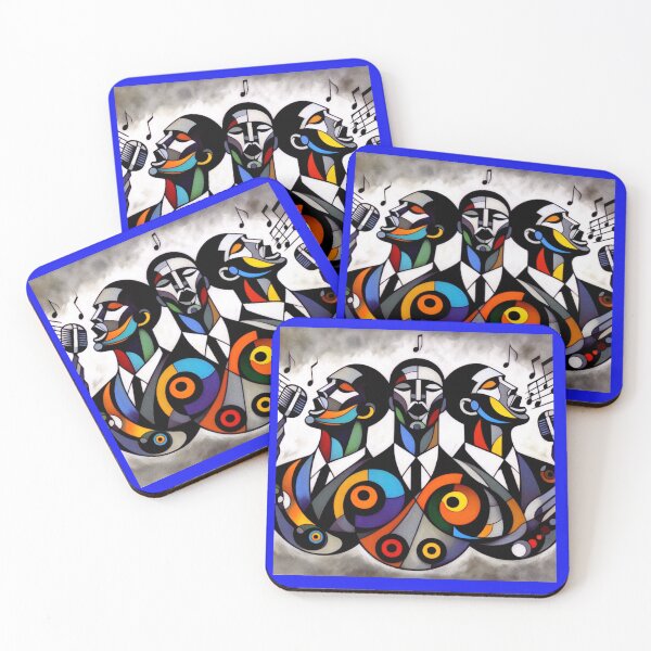 Item preview, Harmony in Song – Abstract Vocal Trio designed and sold by daweave77.
