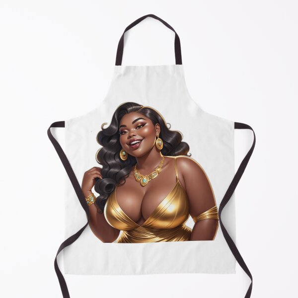 Item preview, Melanin Gold Queen – Curvy Glamour and Grace designed and sold by Lulunza.