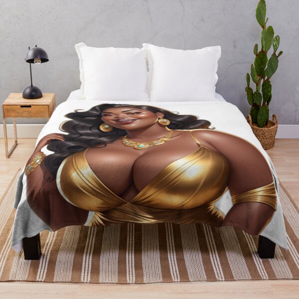 Item preview, Melanin Gold Queen – Curvy Glamour and Grace designed and sold by Lulunza.