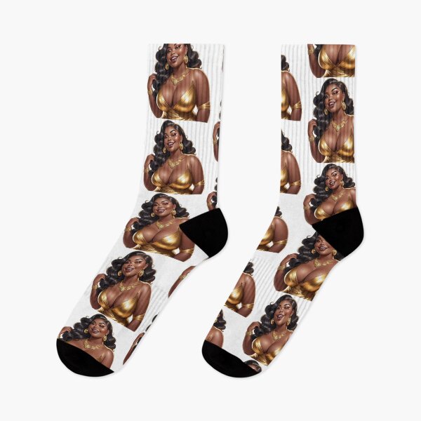 Item preview, Melanin Gold Queen – Curvy Glamour and Grace designed and sold by Lulunza.