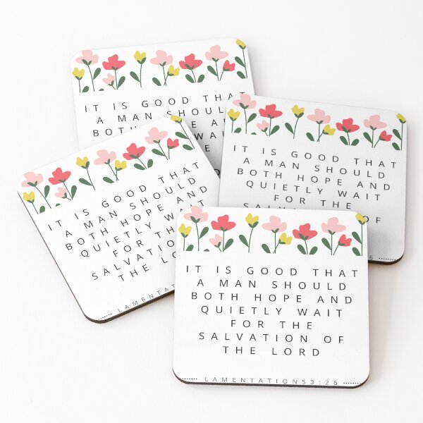 Item preview,  Lamentations 3:26 (Transparent) designed and sold by Undonemadenew.