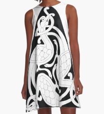 Vestido acampanado Simbolos celtas