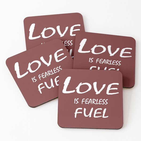 Item preview, Love Is Fearless Fuel – Bold Motivational & Self-Love Quote Design designed and sold by ArtNestVerse.