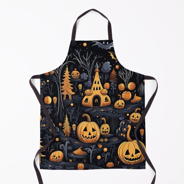 Item preview, Halloween Pumpkin Town at Night designed and sold by Neonmountain.